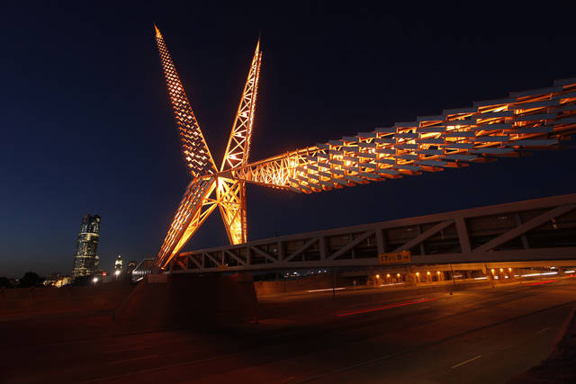 SkyDance Bridge at Scissortail Park