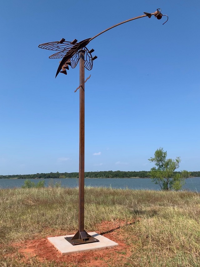 Lake Stanley Draper Bee sculpture