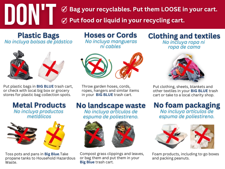 Recycling Donts