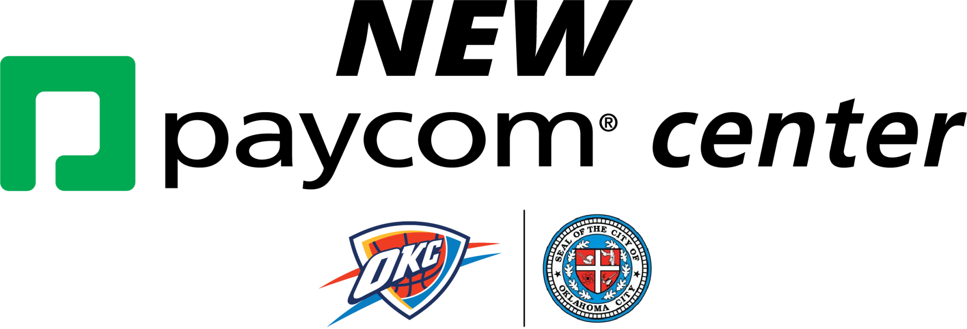 OKC New Paycom Arena wordmark