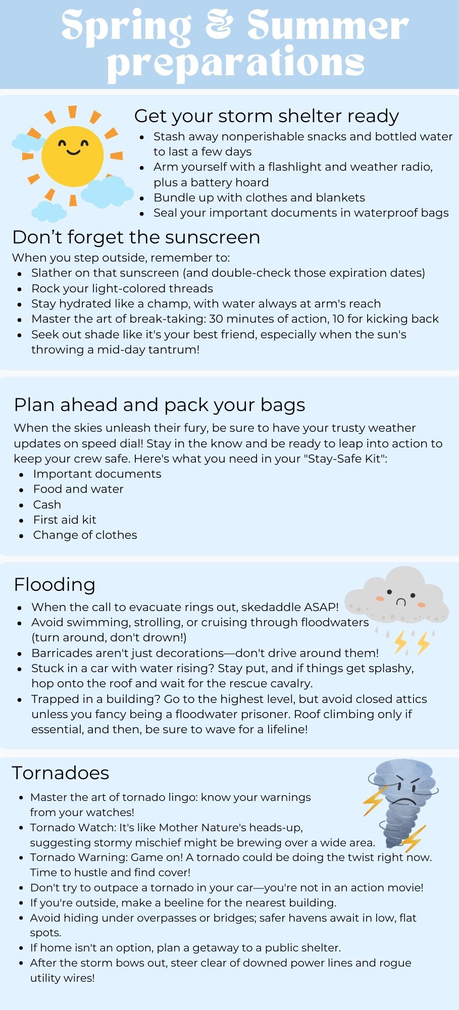 Spring Weather Preparations