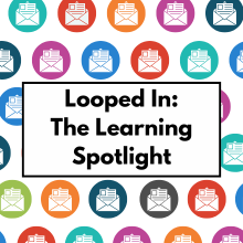 Looped in - square banner