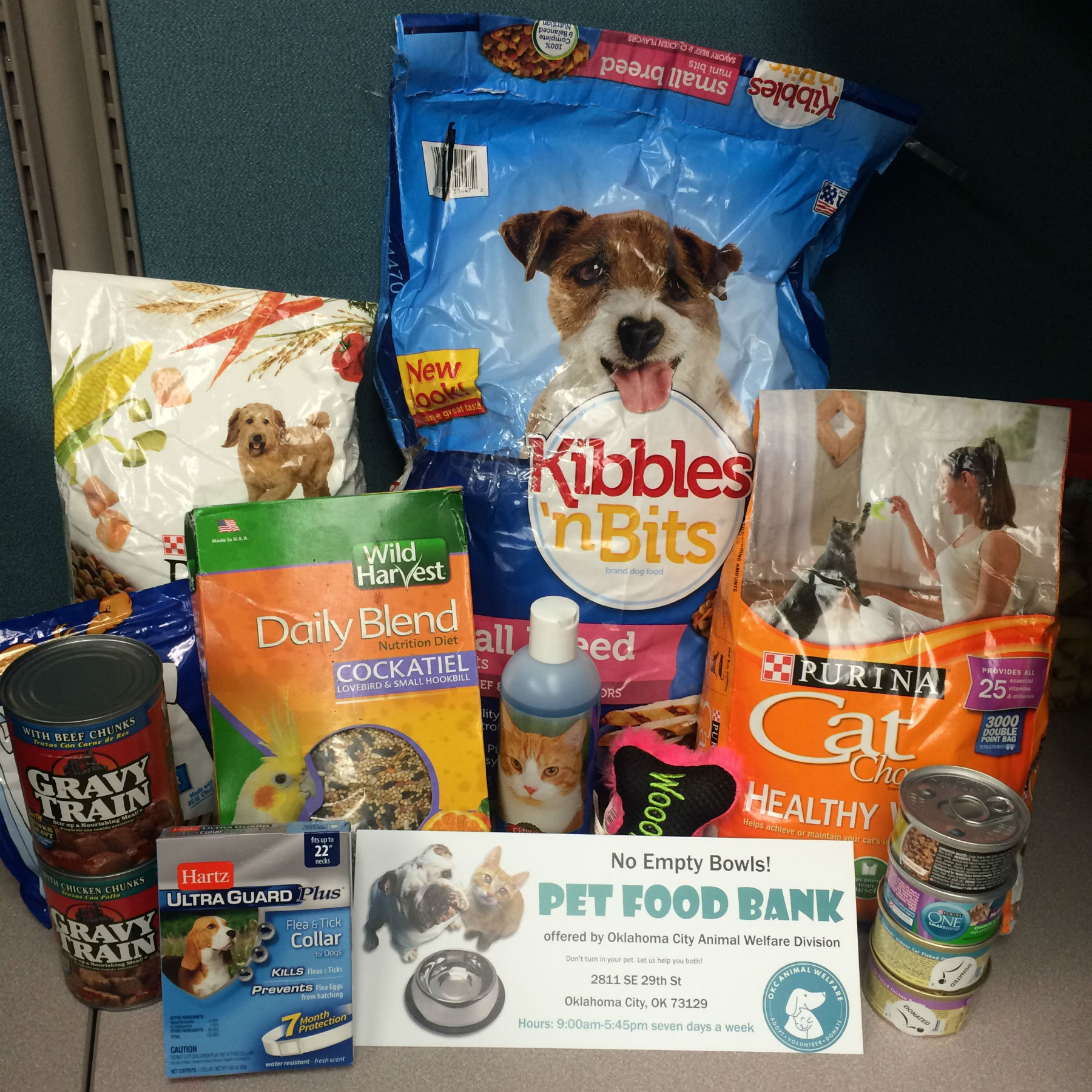 Free and low cost items donated to OKC Animal Welfare for use by people in need