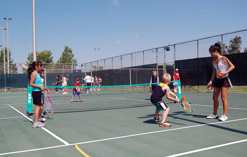 Youth lessons are popular at the Earlywine Tennis Center