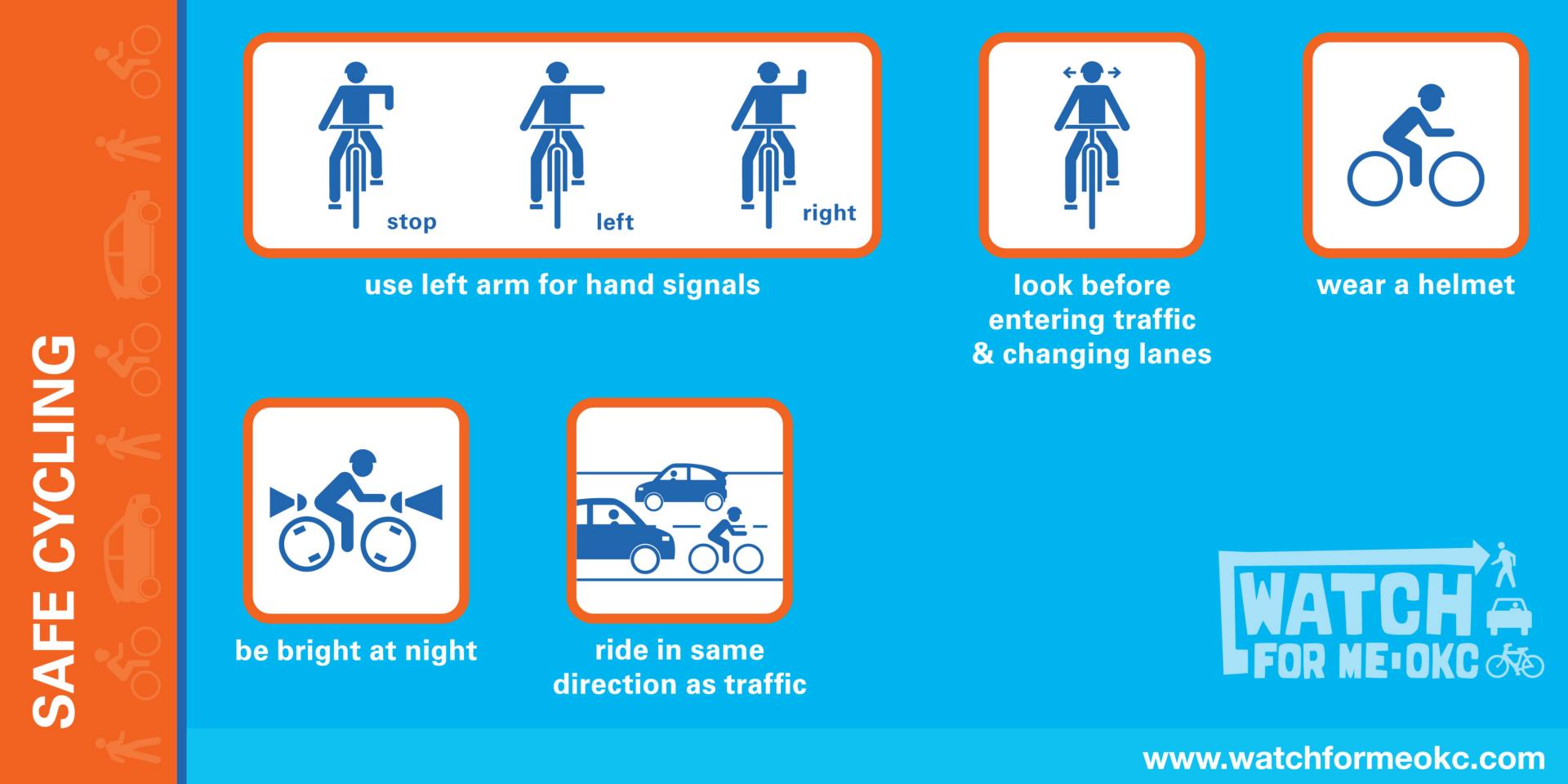 Watch for Me OKC Safe Cycling Tips