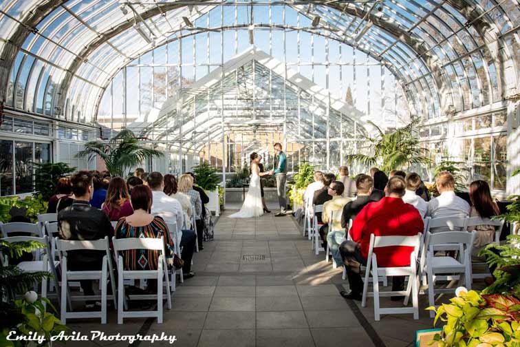 Wedding at Ed Lycan Conservatory