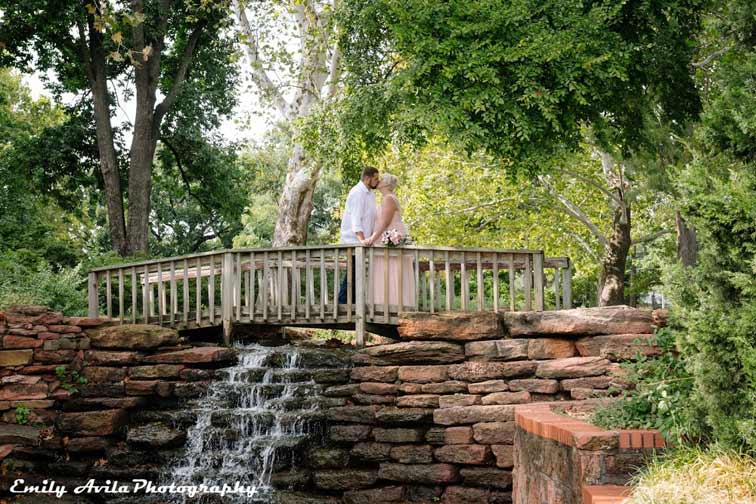 Wedding in Will Rogers Gardens