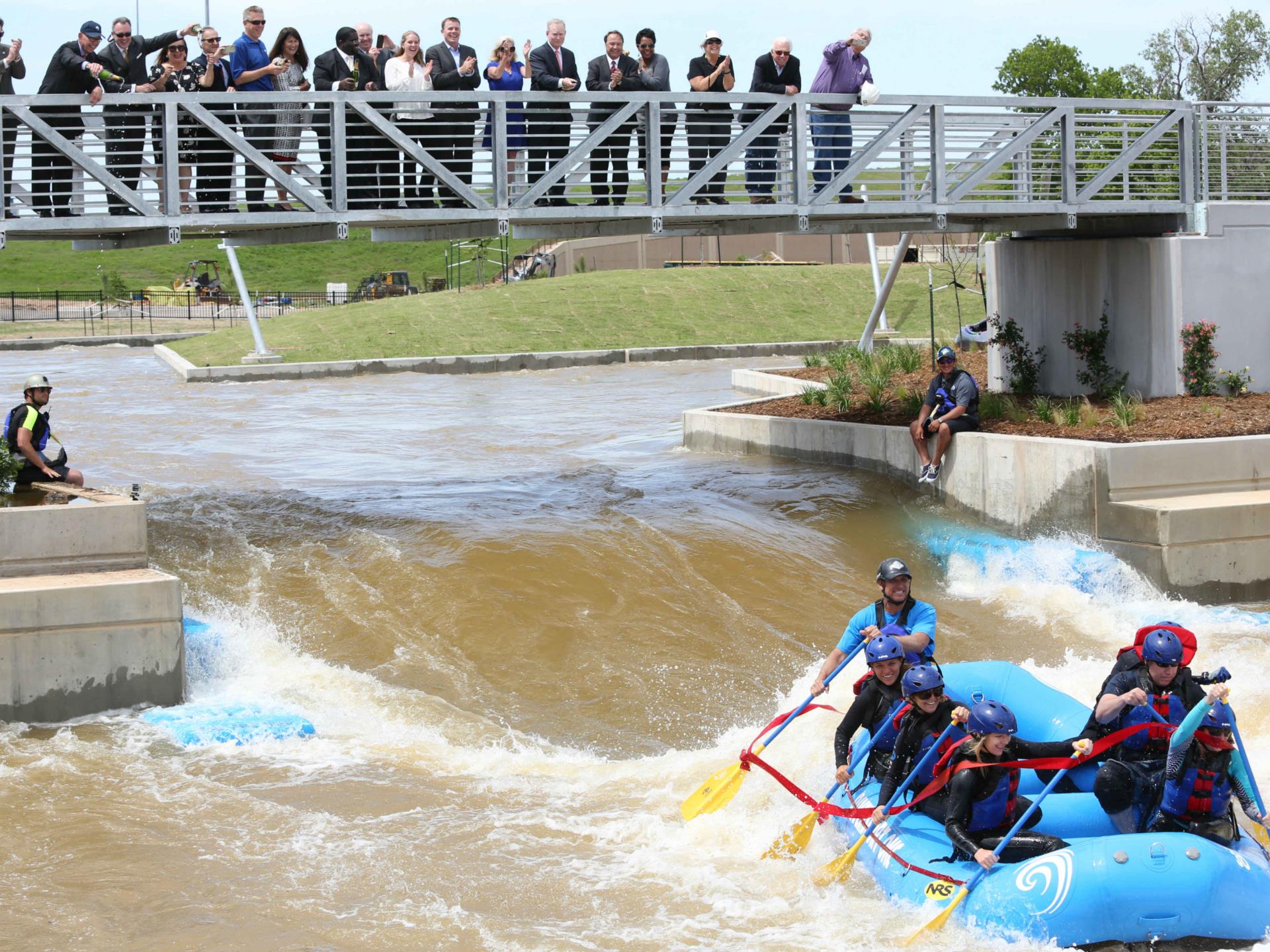 MAPS 3 RIVERSPORT Rapids ribbon cutting
