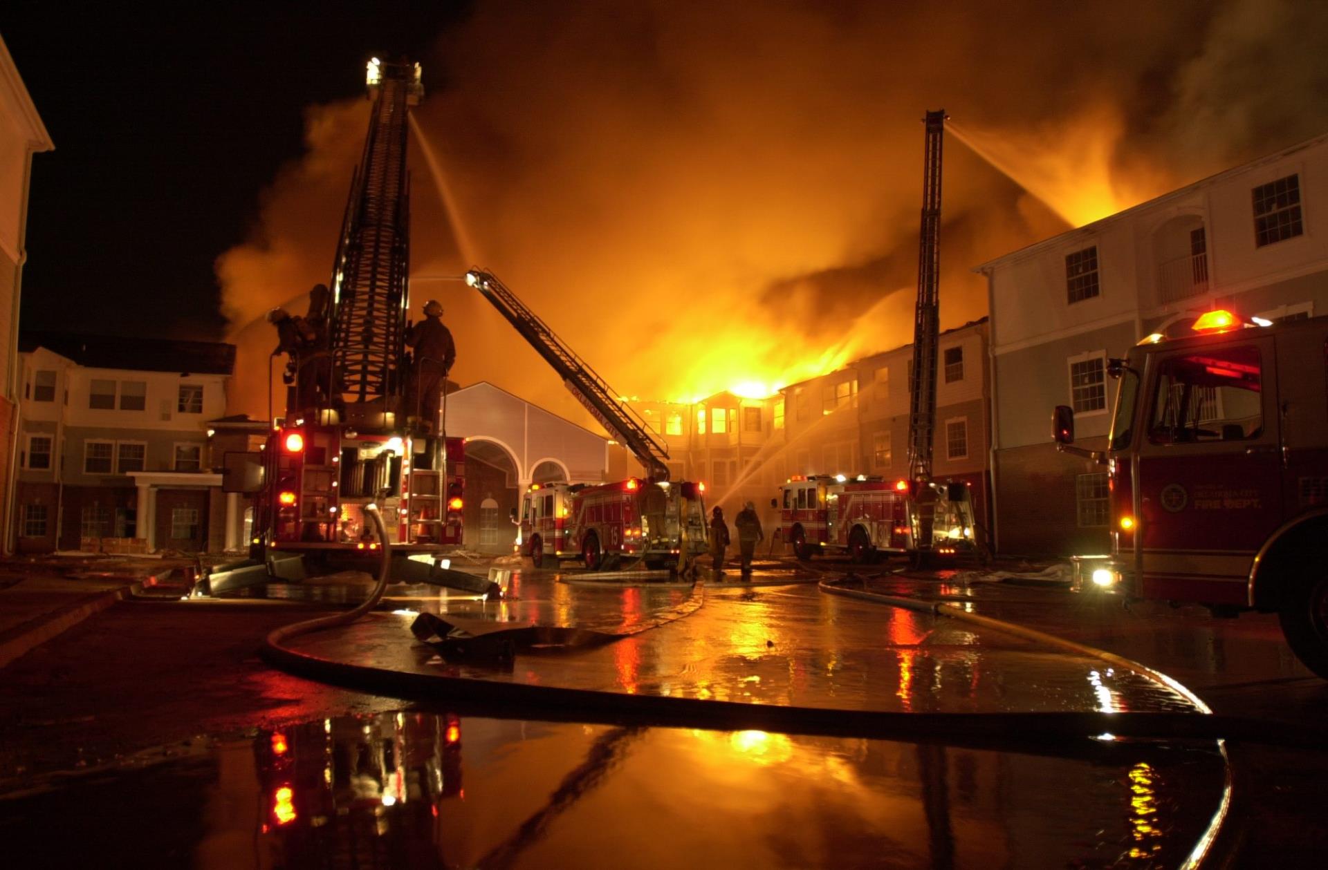 Main page photo. Fire from 2000 at 13000 N. May Ave.