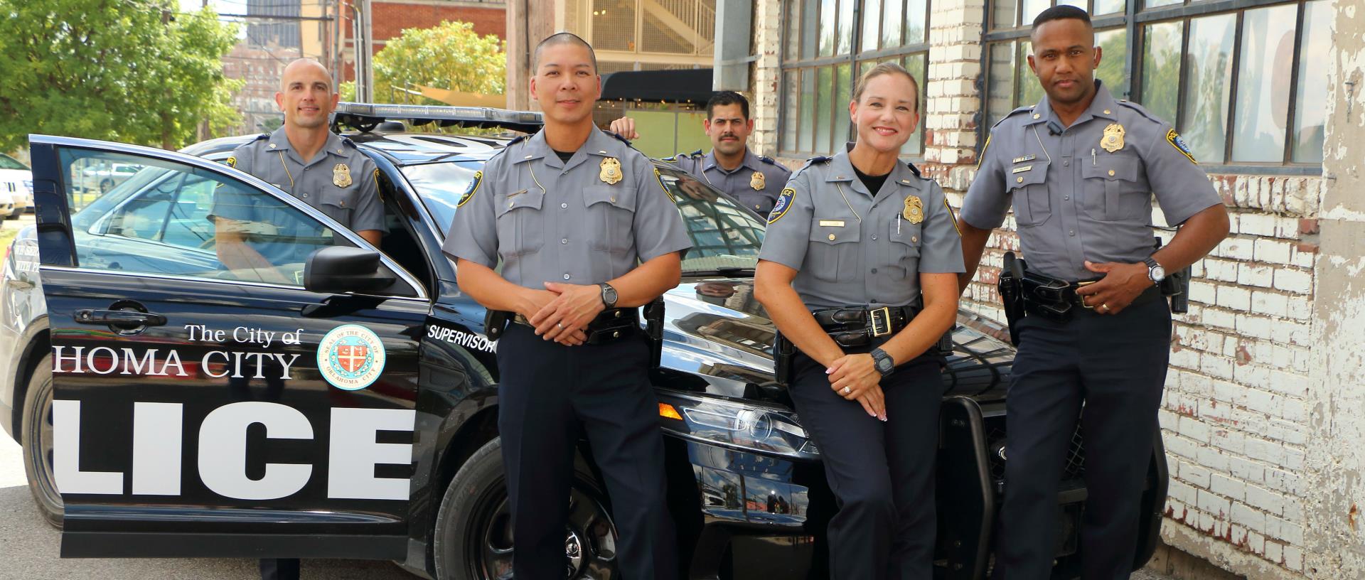 Officers in Bricktown
